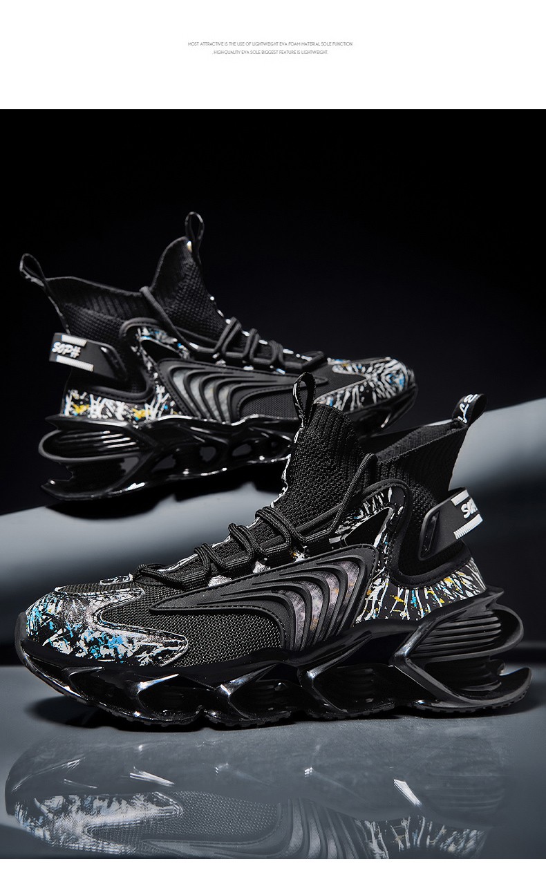 kpex篮球鞋男鞋夏季高帮运动鞋大码网面透气青少年弹簧篮球潮鞋 米绿