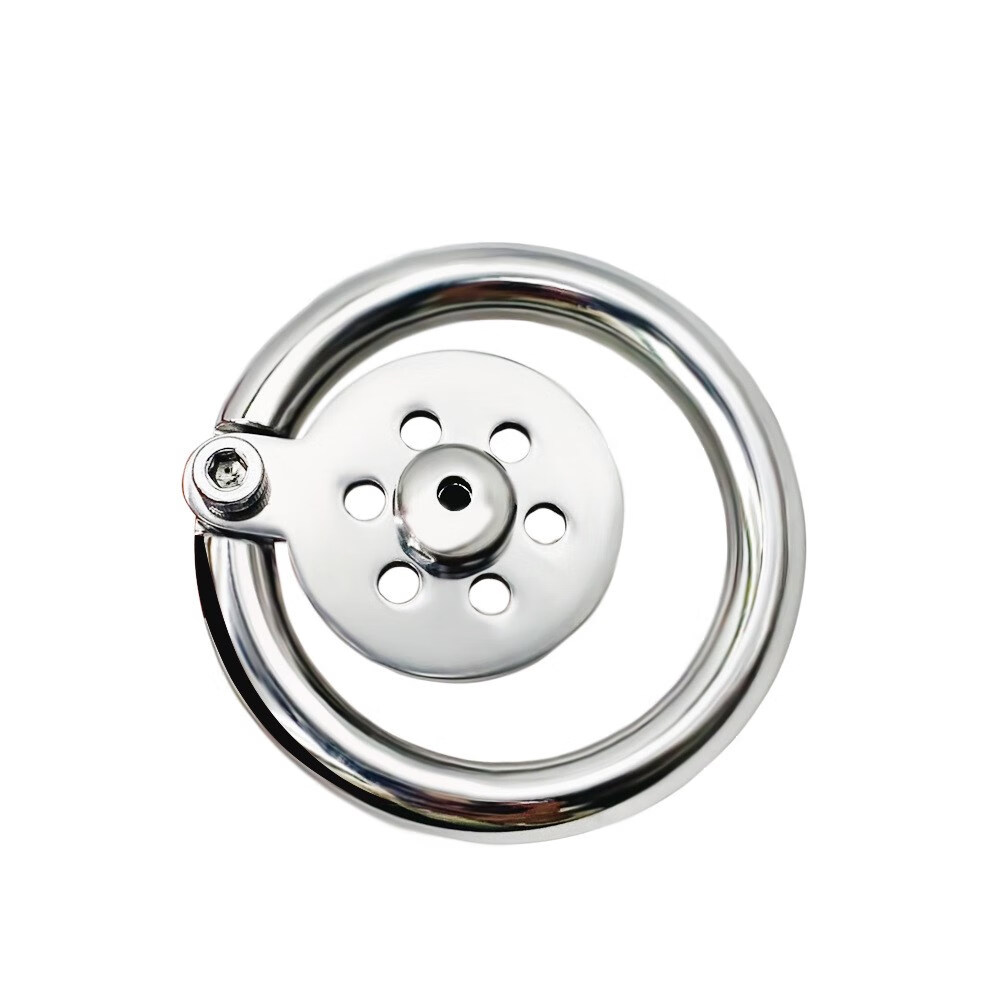 金属平板锁带导尿管纯平0值超微cb锁女装伪娘外出锁 38mm笼片 40mm卡