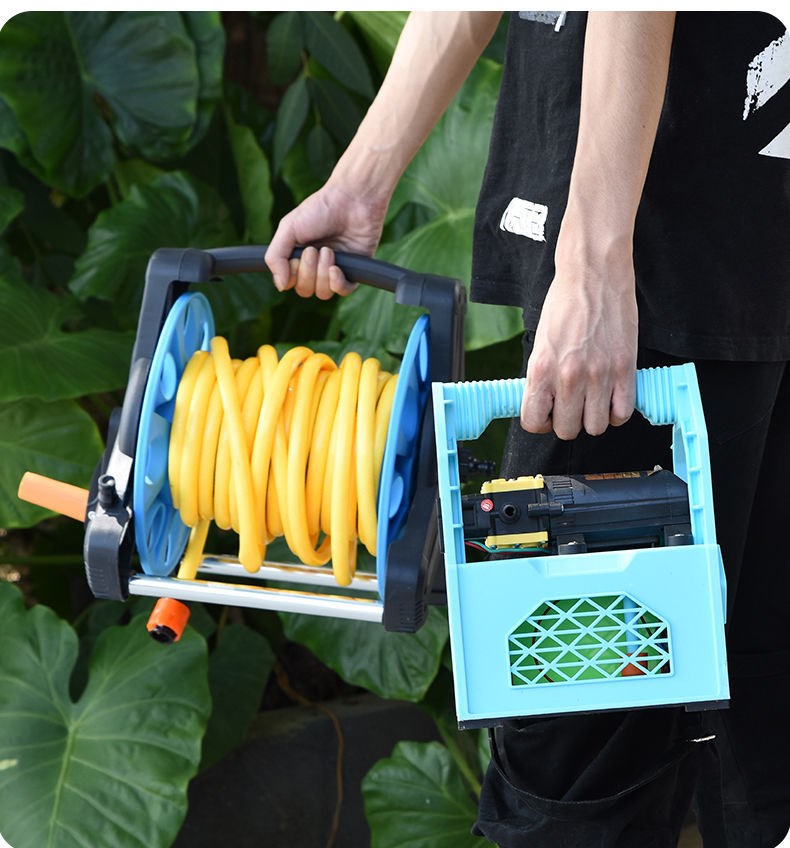 充电式抽水泵农用灌溉浇水浇菜神器浇水抽水小型家用菜园浇地 12a锂电