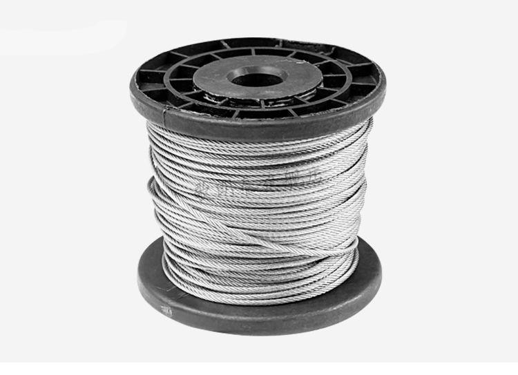 歌朗泰304不锈钢钢丝绳细软11523456mm晒衣绳晾衣绳晾衣架钢丝2mm钢丝