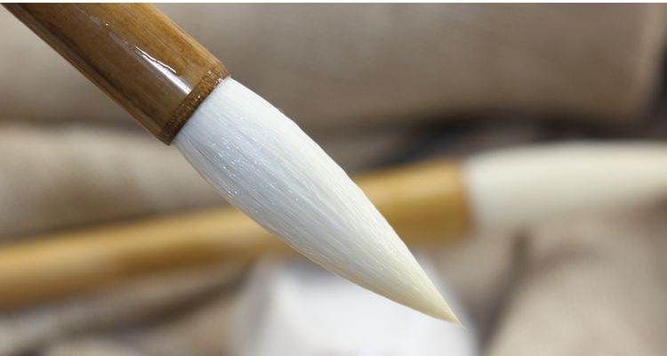 炫方羊毛笔羊毫细软光峰羊毫毛笔羊毫毛笔羊软毫套装四支套中楷