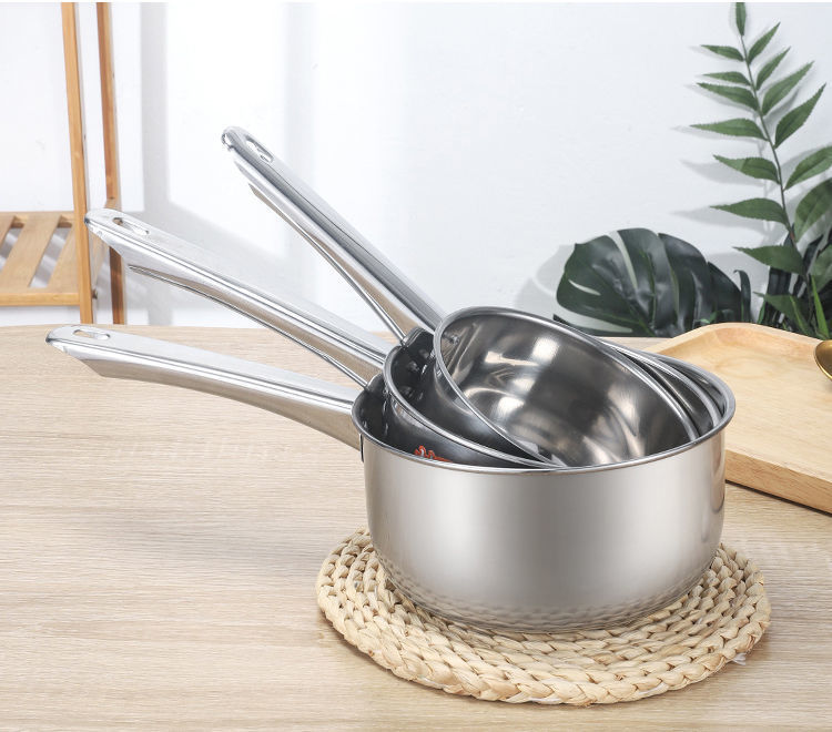 家用不锈钢长柄舀水瓢水舀子厨房不锈钢水勺子瓢子水瓢小打舀水勺