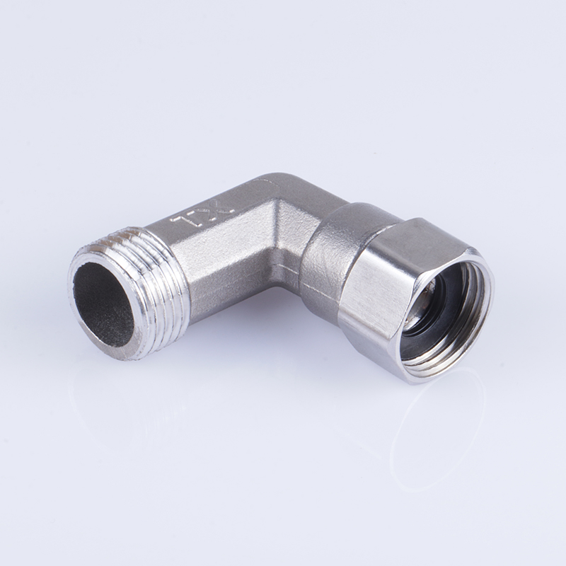 活接不锈钢直角弯头管件热器转换水管自来水配件通 4分弯头接头【图片