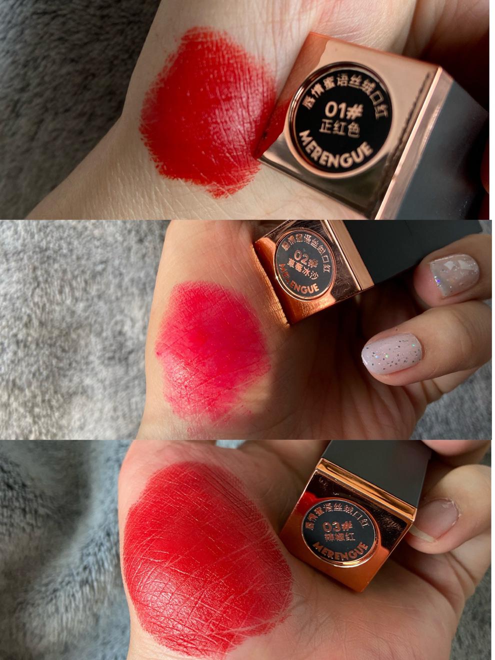 merengue唇情蜜语丝绒半哑光雾面口红十支礼盒套装情人节送女友物 唇