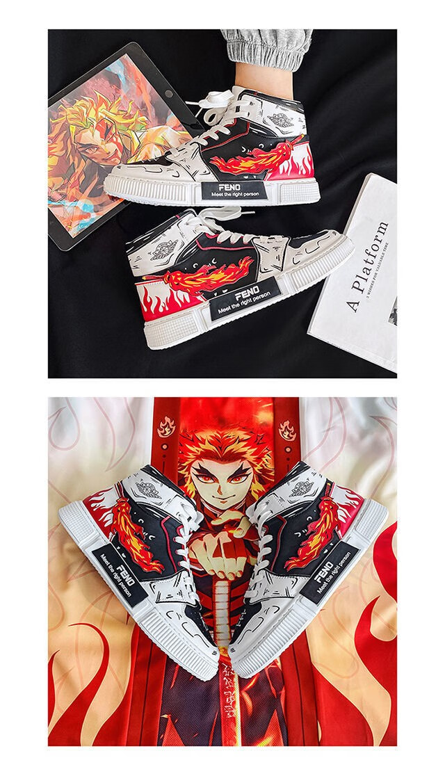 迪士尼官方品牌【捡漏】儿童动漫鬼灭之刃联名鞋子男潮鞋学生空军一号