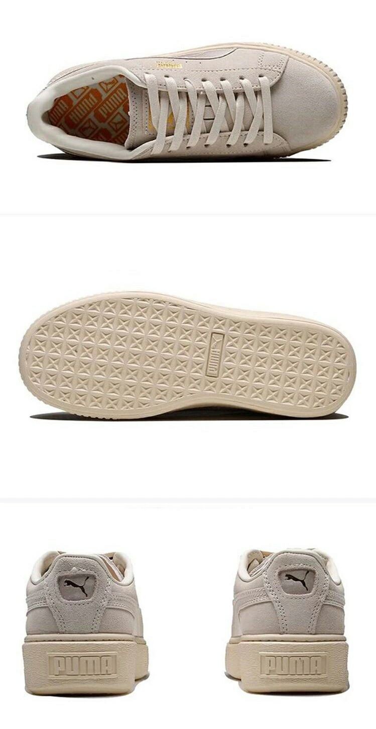 版纯原】蕾哈娜泫雅女鞋同款松糕鞋厚底板鞋皮面小白鞋7259-01莆田鞋