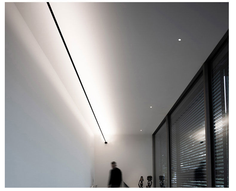 【京选优品】 新款天际线灯led灯带钢带线条无主灯客厅网红线性明装