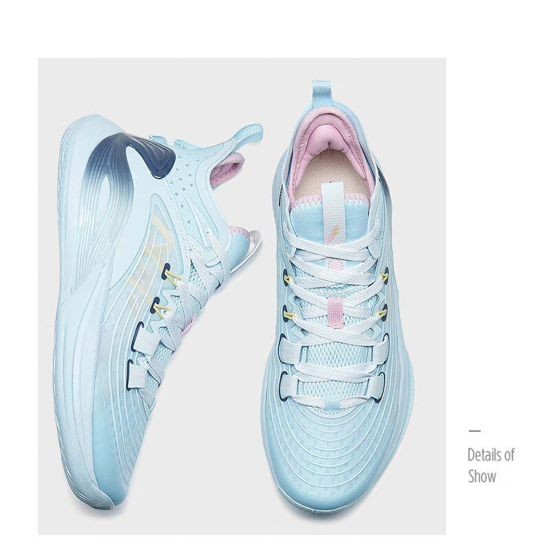 【商场同款】特步篮球鞋男鞋2022轻羽3代透气运动鞋子男缓震防滑耐磨