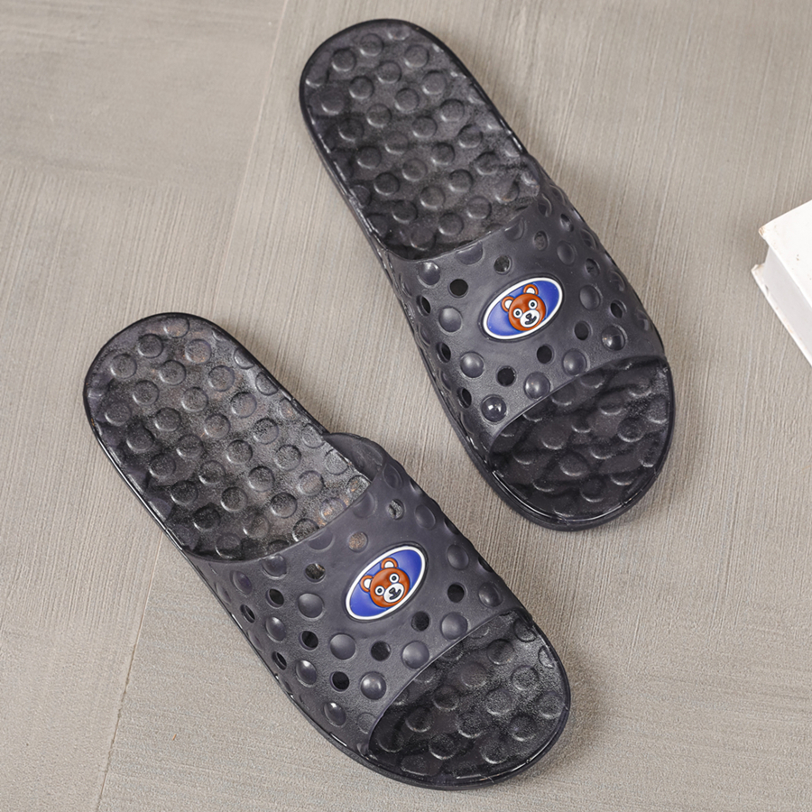 生胶拖鞋怀旧款越南生胶拖鞋男士夏季家用室内浴室防滑洗澡软底居家