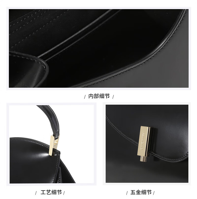 Salvatore Ferragamo/菲拉格慕 女士TH PRISMA S系列半亮面牛皮革几何造型中号手提单肩斜挎包 218341