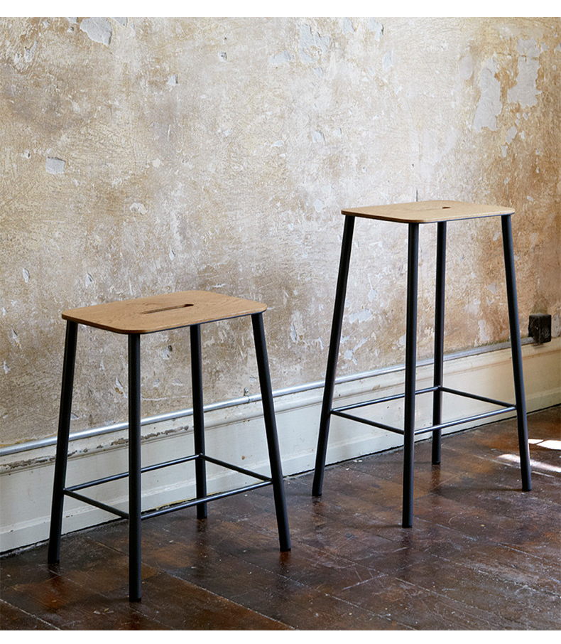 cabana丹麦进口framaadam现代简约实木方凳子工作凳阳台厨房餐凳搁