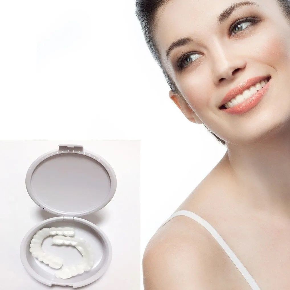 第七代老人吃饭神器临时填补仿真牙套男女通用美白门牙遮盖假牙齿 第