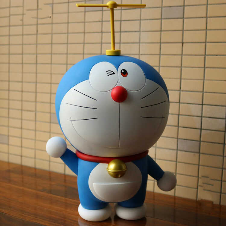 大号哆啦a梦手办叮当猫公仔摆件80周年电影纪念款女生礼物机器猫蓝胖