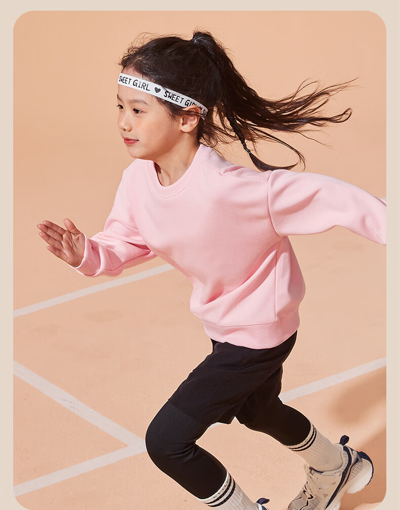 Jeanswest Children's Sweatshirt Spring And Autumn Style 2025, Boys' Autumn Wear, Loose-Fitting Top for Older Children, Air Layer Long-Sleeve Clothing for Boys 13
