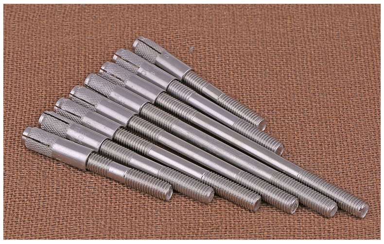 坚威304不锈钢丝杆顶爆隐形隔板支架配件 超长膨胀螺丝 固定壁挂支架