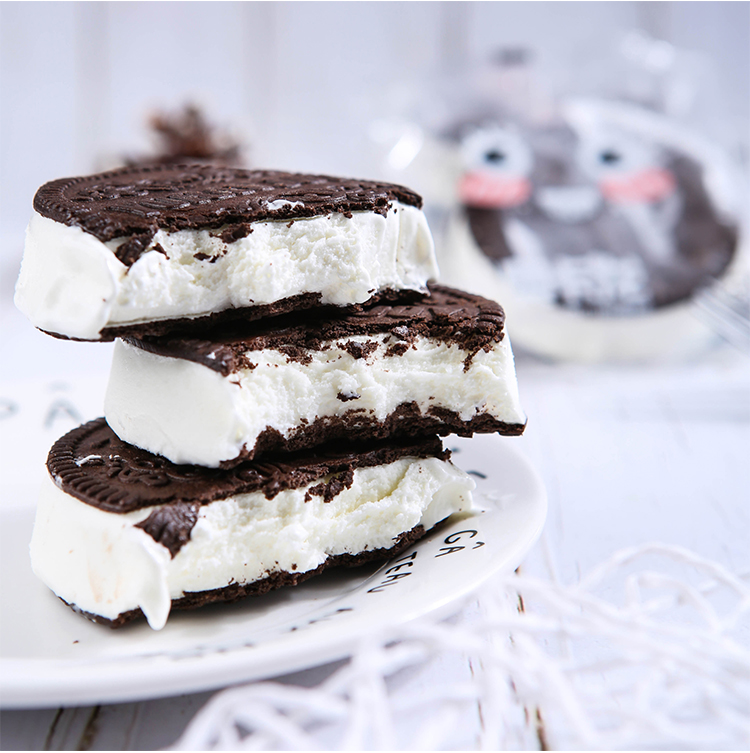 【10盒】华银真尚奥卡龙奥利奥夹心香草曲奇口味冰淇淋雪糕冰激凌