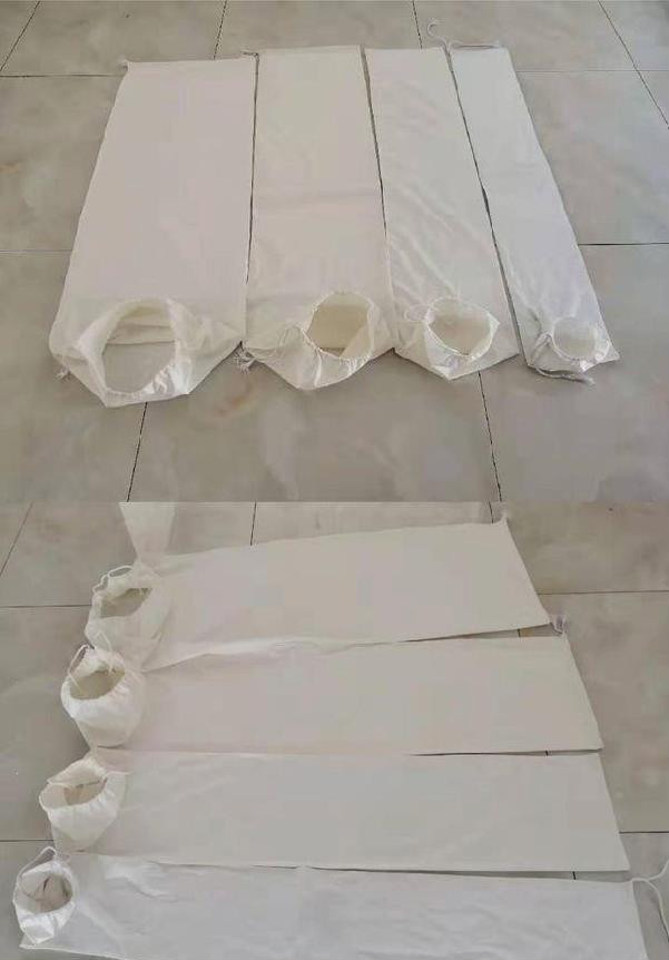 束口袋子工业打粉出料口药材粉碎机除尘布袋定制加厚喷粉机磨面粉米