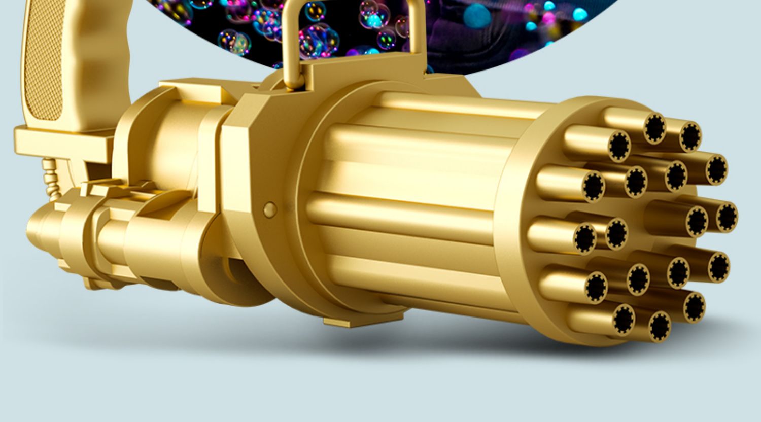 大小泡泡抖音网红加特林泡泡机儿童全自动吹泡泡玩具男孩女孩少女心