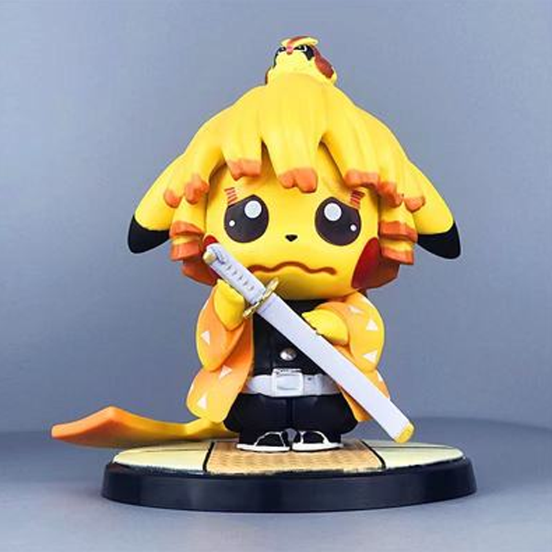 复联死侍皮卡丘手办宠物小精灵cos公仔q版迪士尼漫威小贱贱口袋妖怪