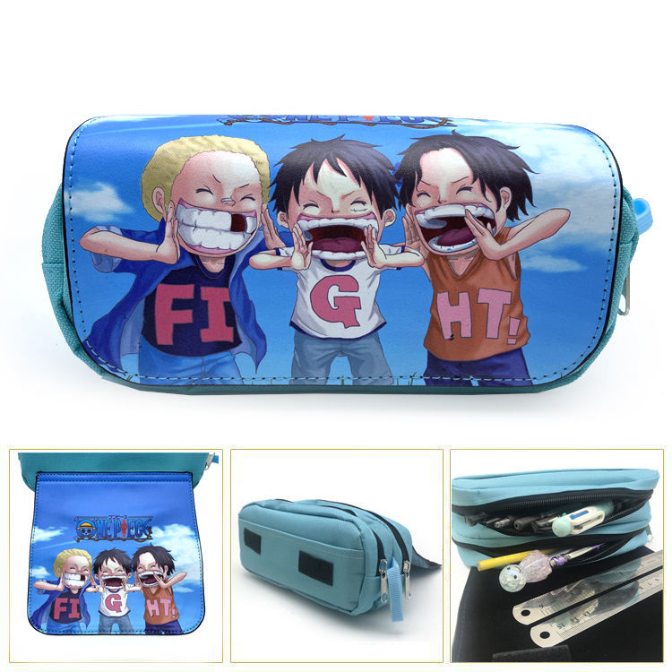 动漫斗罗大陆笔袋小学生初中生男唐三小舞史莱克七怪大容量文具盒海贼