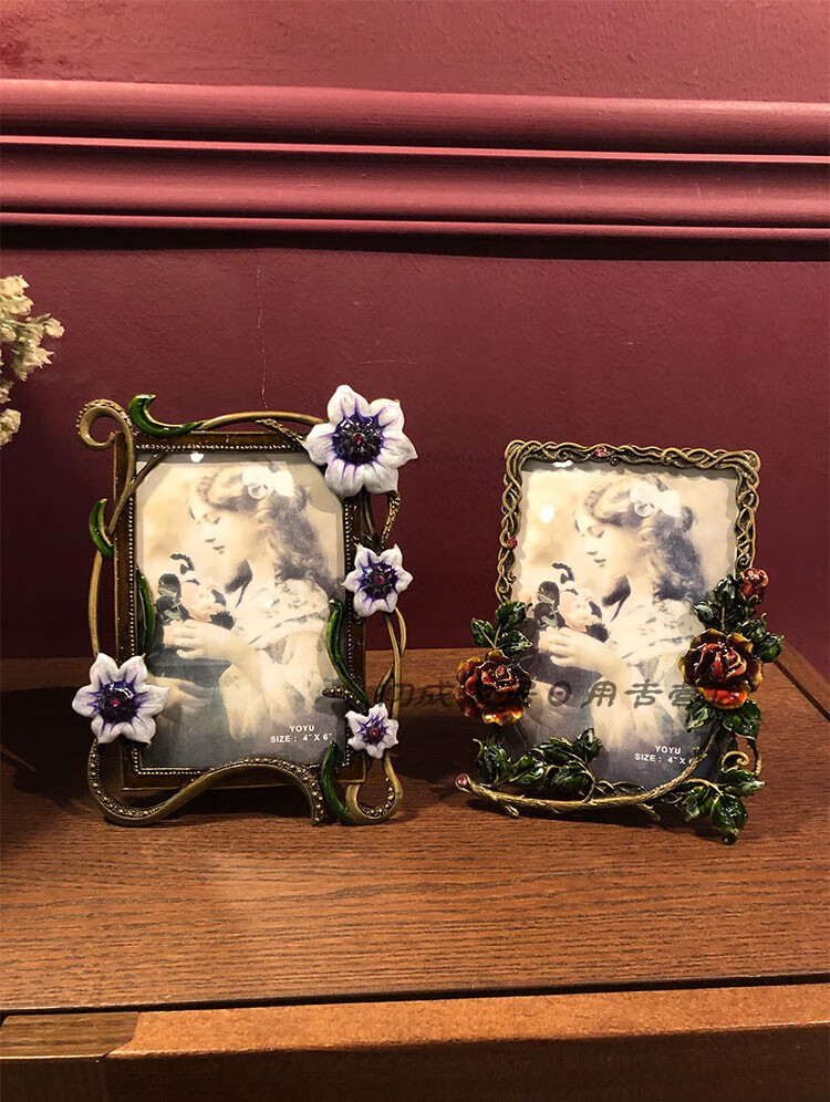 新品摆台相框6寸7寸家居饰品结婚礼物免费洗照片加相像框创意相架摆件