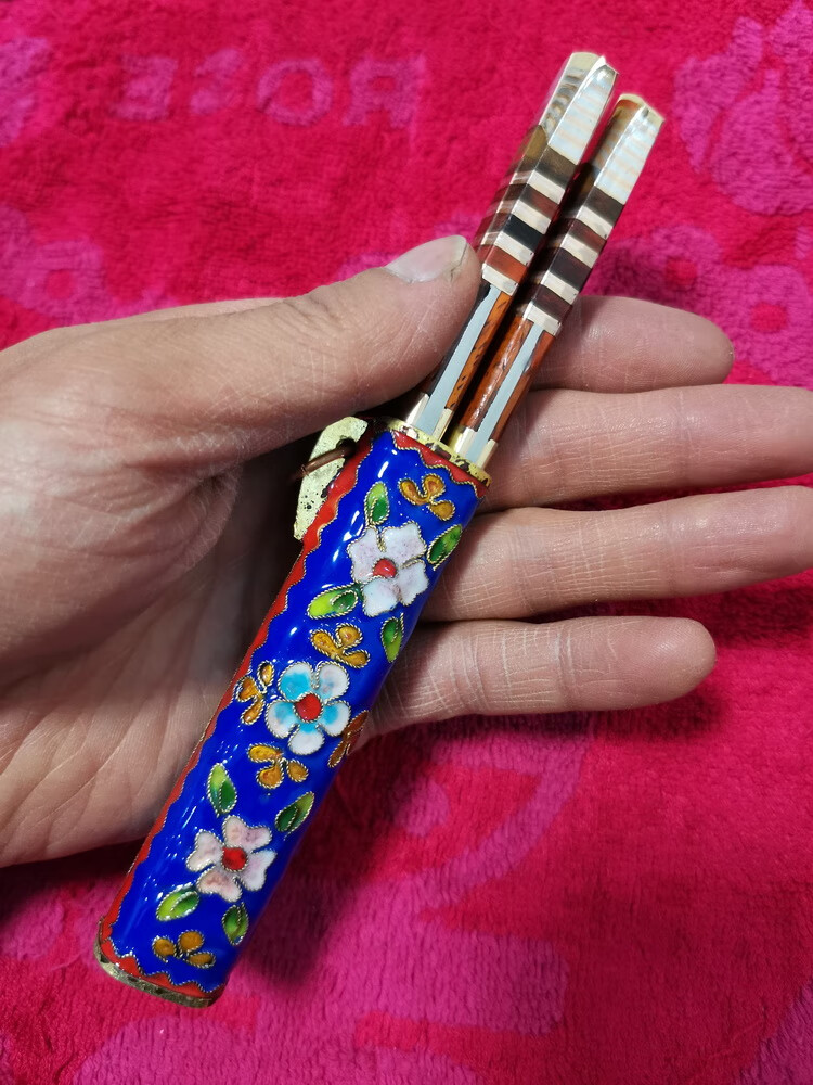 保安族手工刀 保安族纯手工鸳鸯刀双刀吃肉小刀情侣刀【图片 价格