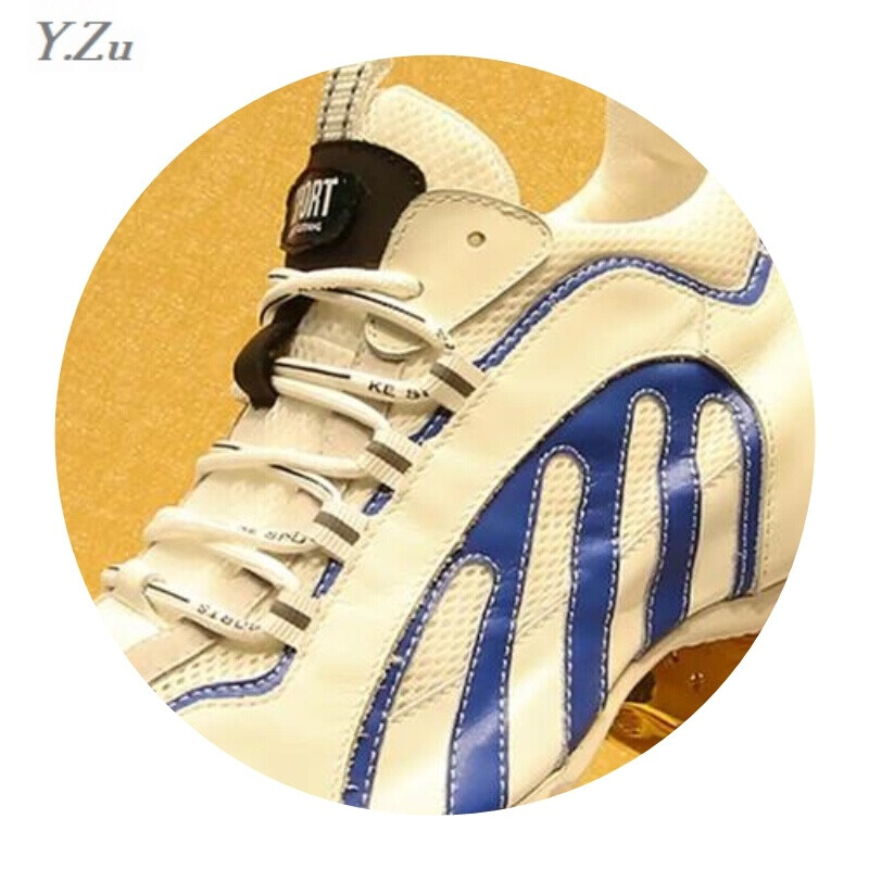 新款然星雪狸男鞋男女情侣款牛皮休闲运动鞋113057户外跑步鞋 3057