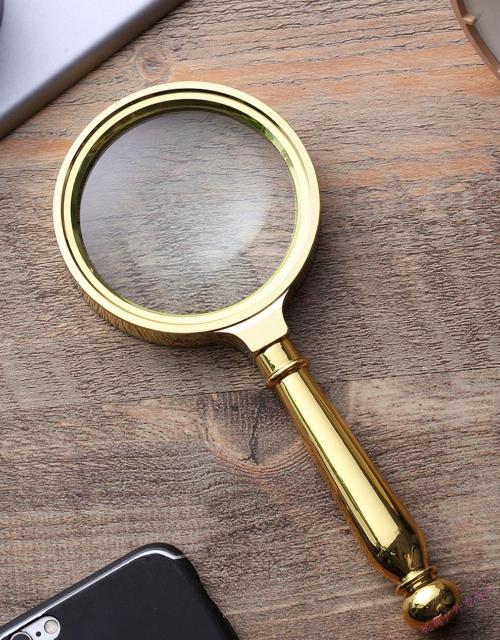 高清老人专用高倍放大镜阅读手持式光学老年人100儿童科学复古便携式