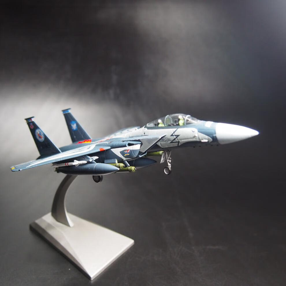 美军f15战斗机模型1100f14飞机摆件合金航模仿真战斗机军事纪念品f14