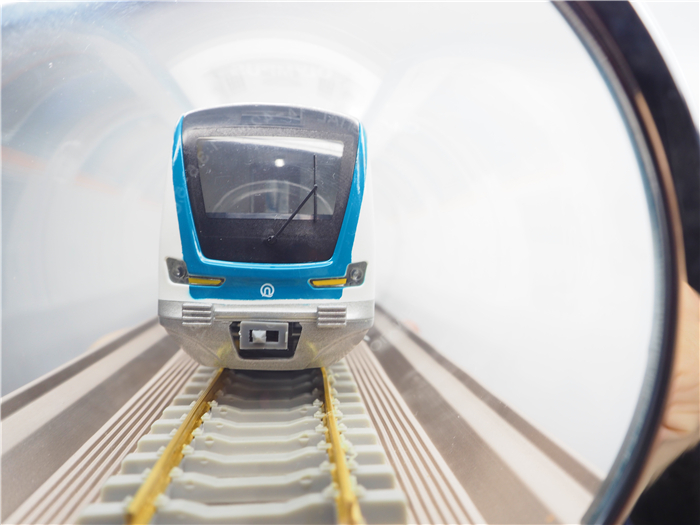 青岛地铁模型2313号线模型静态沙盘火车玩具企业礼品火车玩具地铁模型