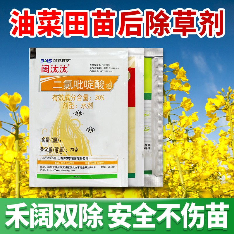 油菜田苗后专用除草剂禾阔双除马齿苋苣荬菜蓼藜茼麻杂草安全苗木 55