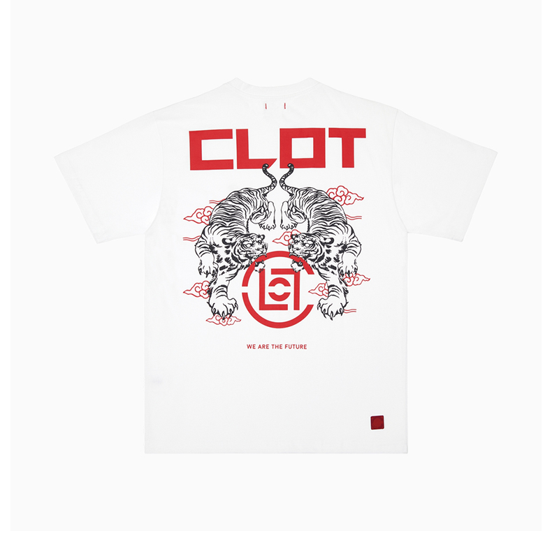 【clot】老虎印花短袖t恤 华人系列 白色 黑色 陈冠希主理 黑色 0xl