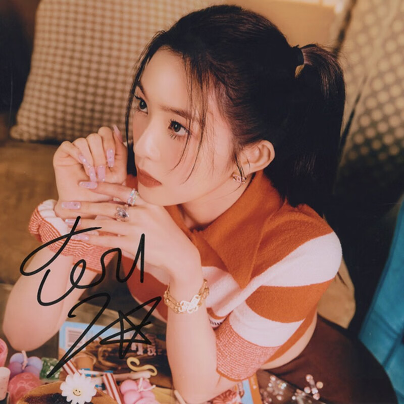 裴珠泫irene亲笔签名照片裱框sa证书redvelvet成员queendom相框不易
