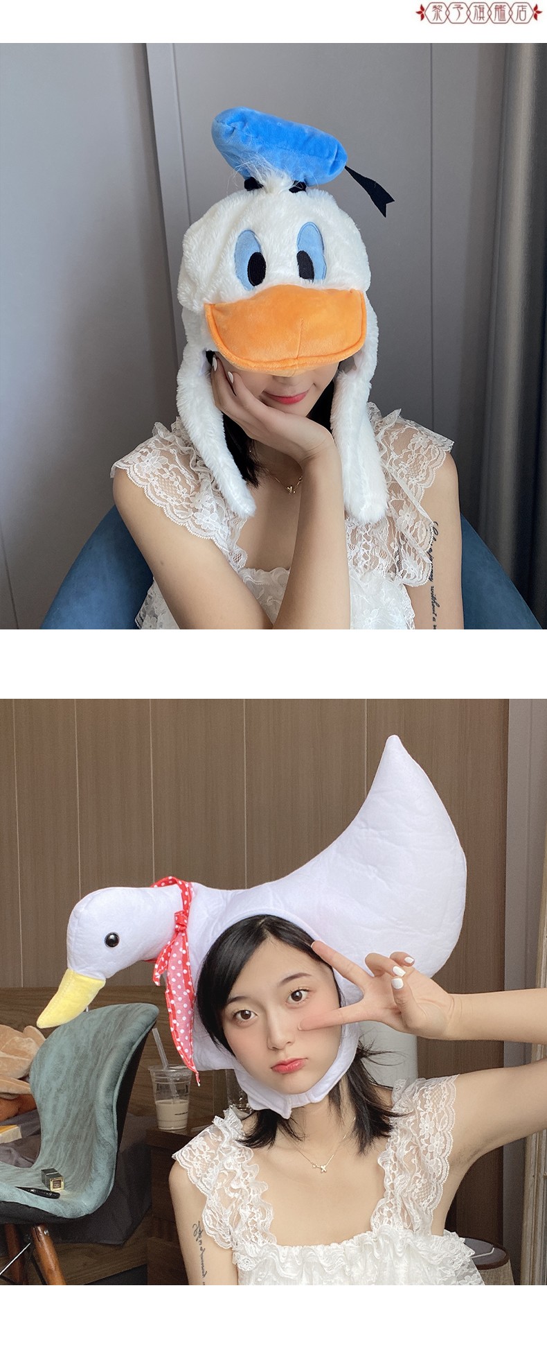 黎予日系搞怪抖音大便卡通头套帽子女可爱网红螃蟹万圣节拍照道具搞怪