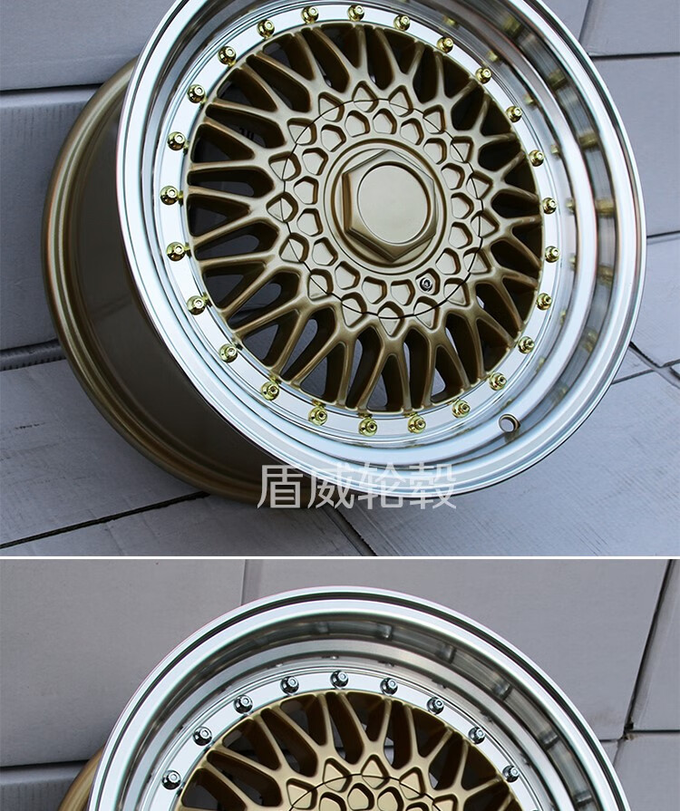 适用捷达宝骏310飞度桑塔纳奥迪宝马汽车改装爆龟轮毂15 16 17寸 电镀