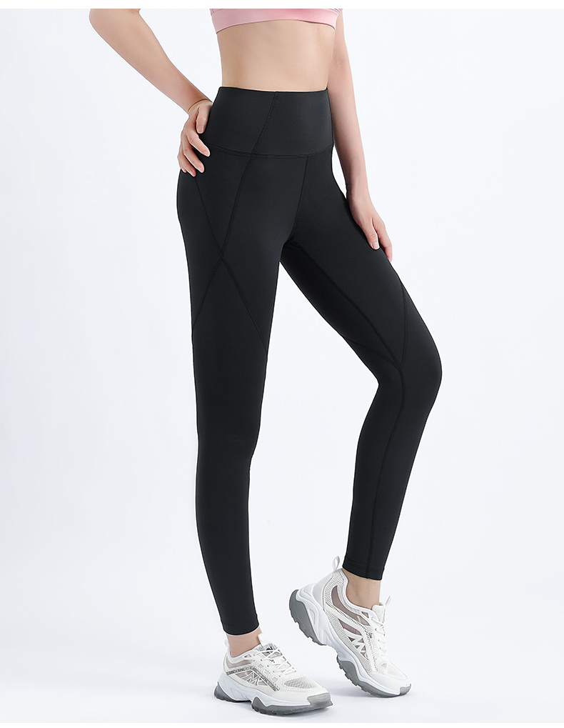 骆驼瑜伽裤女秋冬季跑步裤力健身裤提臀运动裤高腰紧身裤外穿 y1w14o