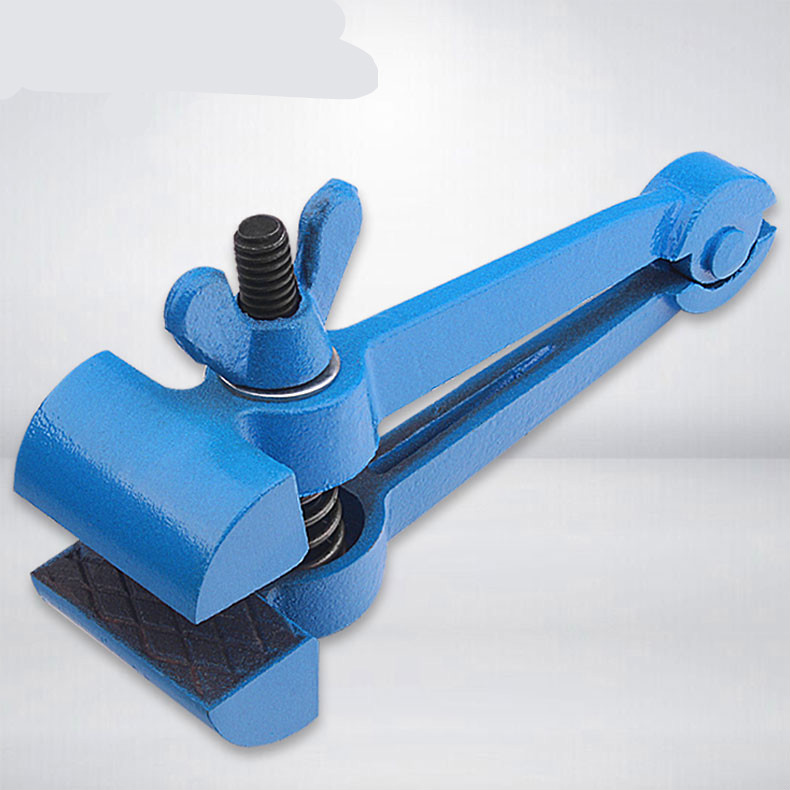 手虎钳手拿钳桌虎钳固定钳台虎钳小型精密焊接打磨254050mm小号蓝色手