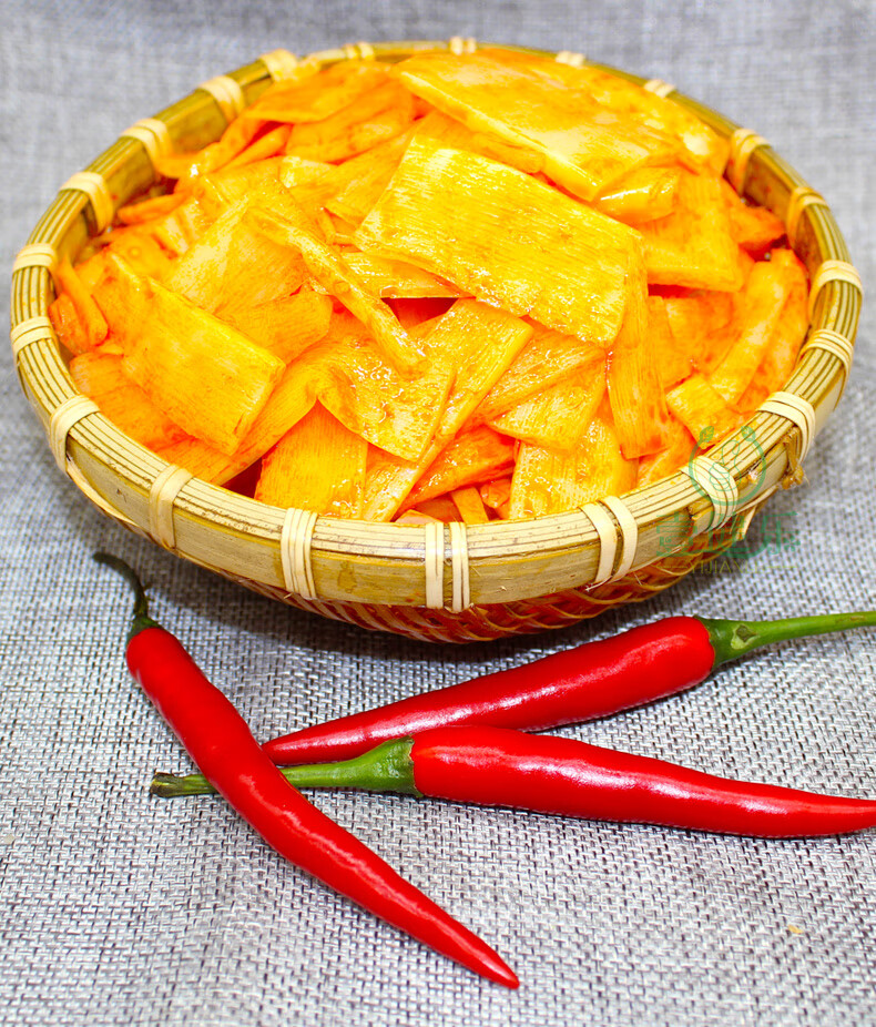 广宁笋丰红油脆笋山泡椒脆笋红油笋泡椒竹笋辣笋片小包装即食零食 30g