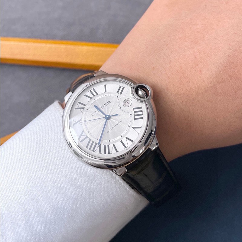 二手95新卡地亚男表蓝气球系列w69016z4精钢自动机械421mm男士二手奢