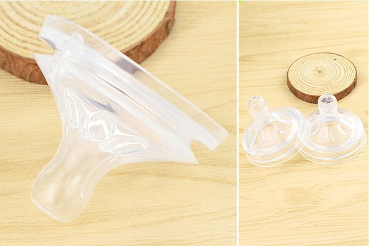 适配飞利浦新安怡奶嘴宽口径自然原生顺畅奶瓶奶嘴鸭嘴123y孔十字一体