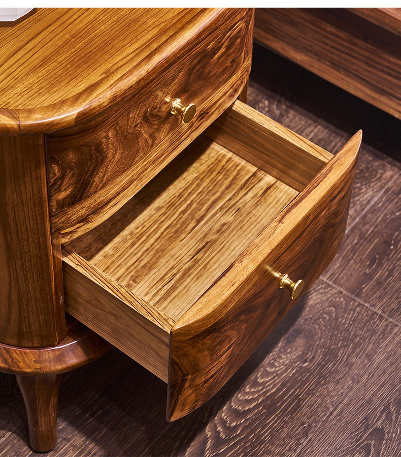 8米双人大床婚床 b2乌金木实木床 1800*2000【图片