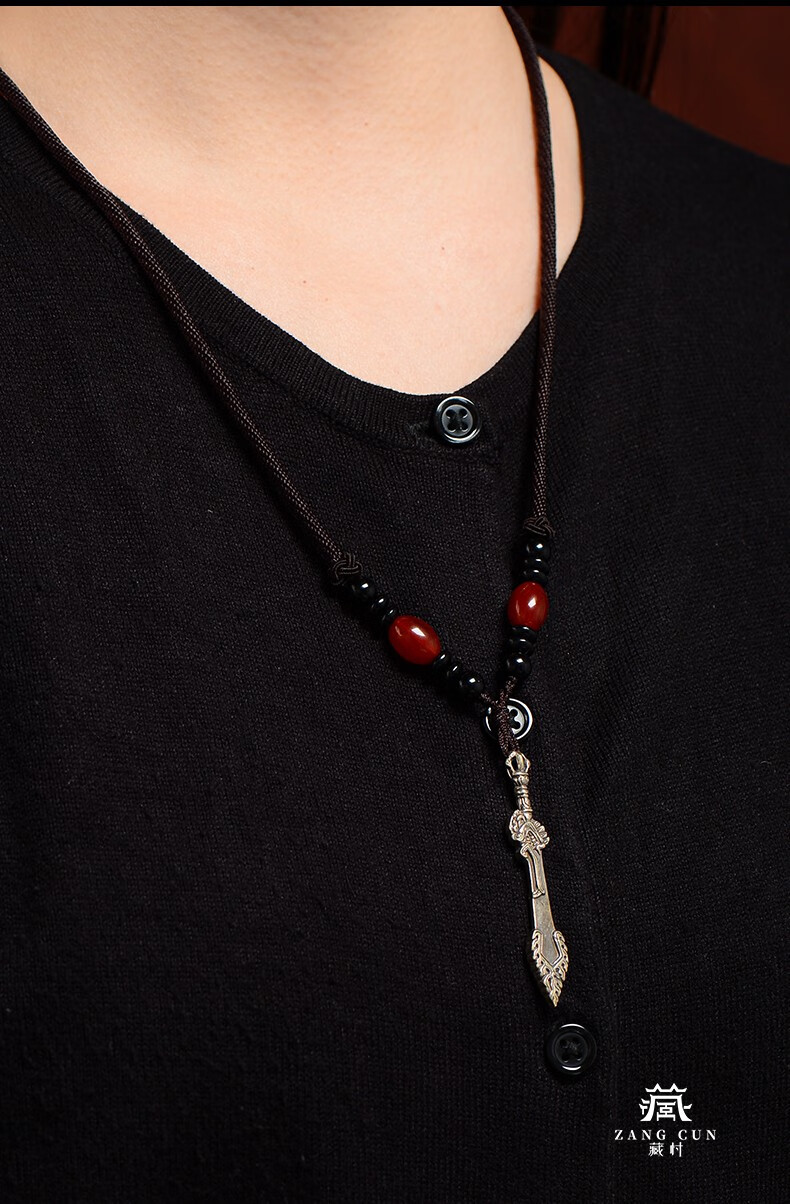 藏村尼泊尔手工铜吊坠藏式佛像挂坠男女款平安护身挂件大鹏金翅鸟样式