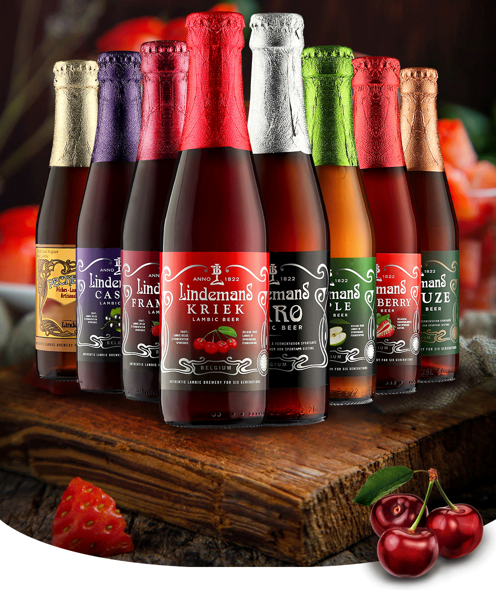 比利时原装进口 水果味精酿啤酒女士啤酒 林德曼樱桃啤酒250ml*瓶 