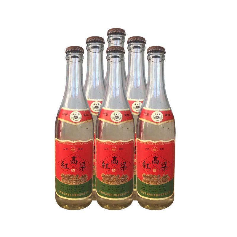 山西红高粱酒450ml*6瓶1996年陈年老酒山西吕梁武后乡红高粱53度纯粮