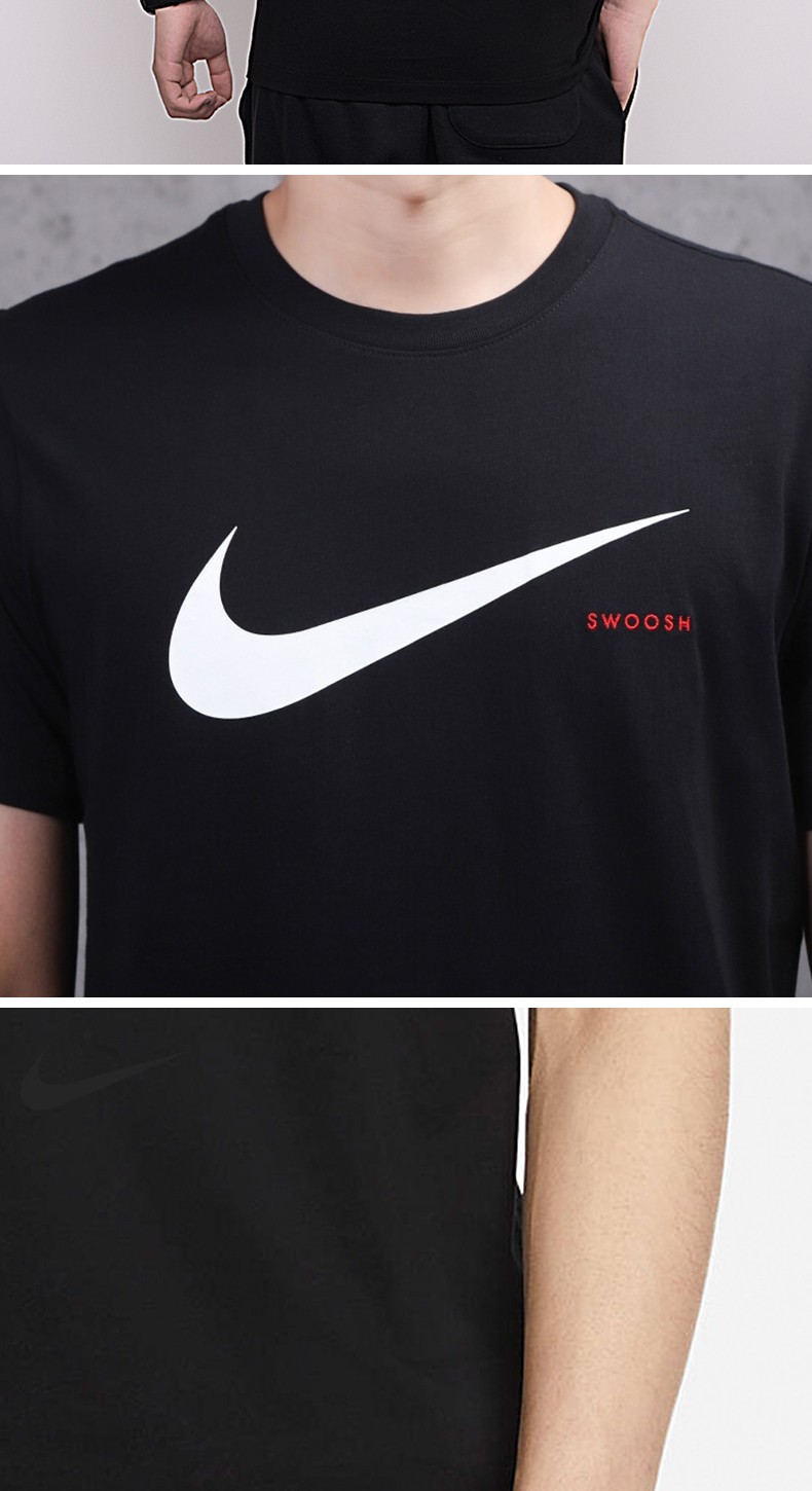 nike耐克短袖男2021夏季新款swoosh圆领双钩运动半袖t恤潮db5858 db