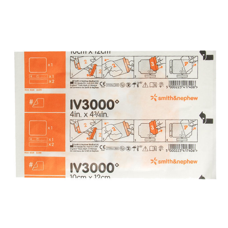 施乐辉医用iv3000透明敷料贴4008picc抗过敏贴膜静脉导管固定防水透气