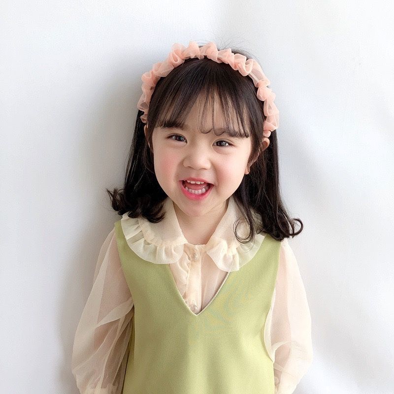 发箍女学生日系小仙女可爱萝莉洗脸头箍儿童小女生头扣饰品压发西瓜红