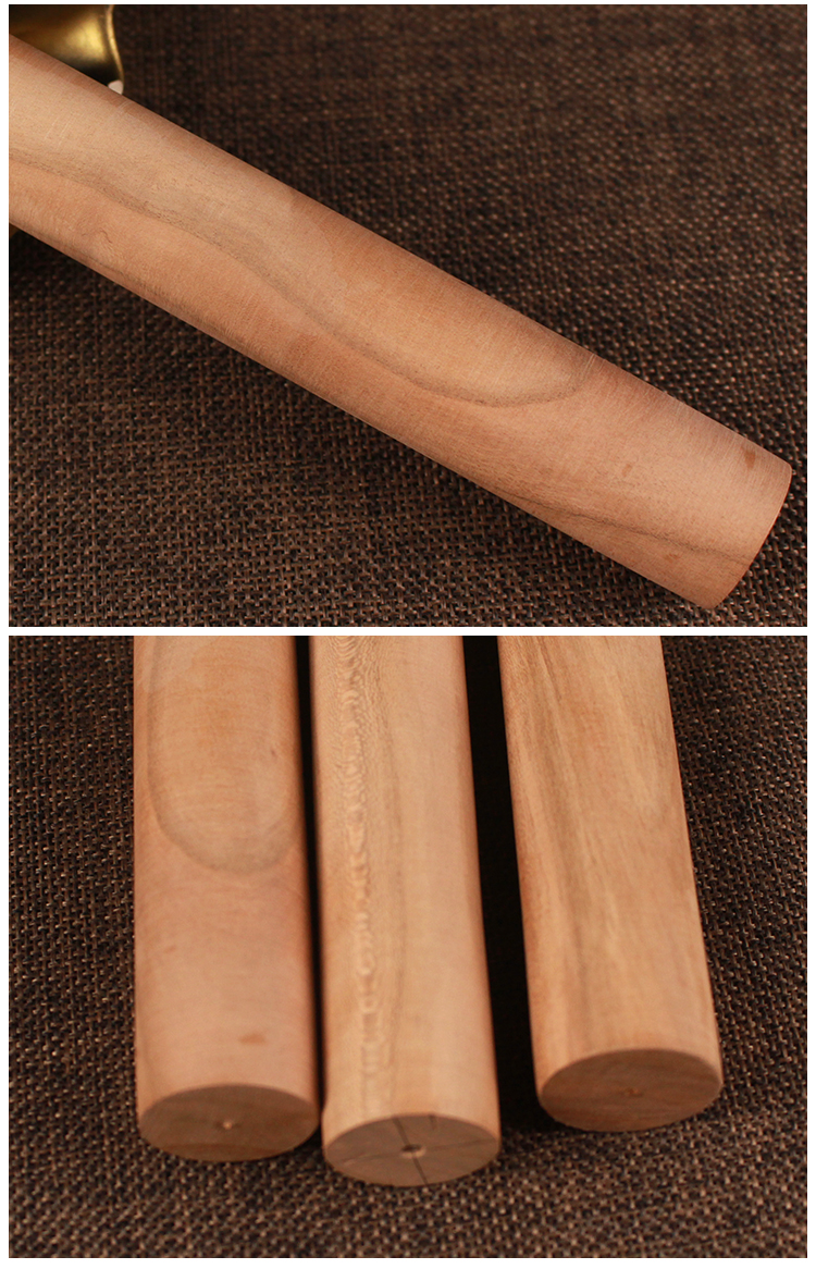 桃木棍 肥城桃木圆柱棍东南枝木雕原木无漆擀面杖工艺品sn2743 60厘米