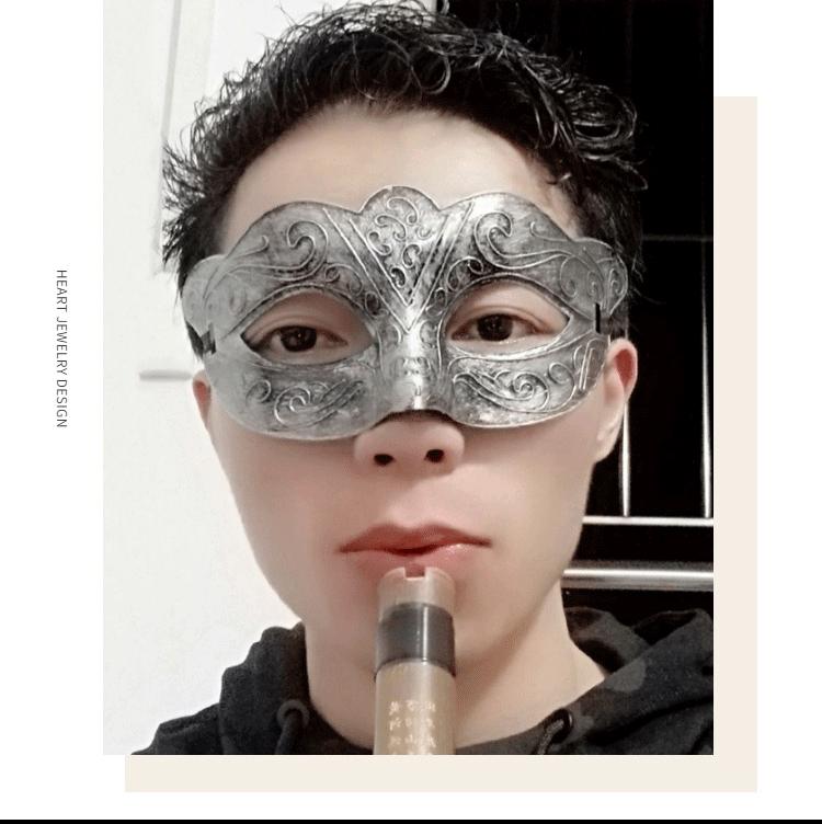 利瑞芬面具古风中国风半脸男帅气成人化妆舞会派对假面万圣节古装面罩