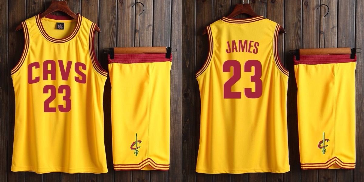 男女休闲运动骑士队球衣23号篮球服套装定制学生比赛宝蓝欧文2s145